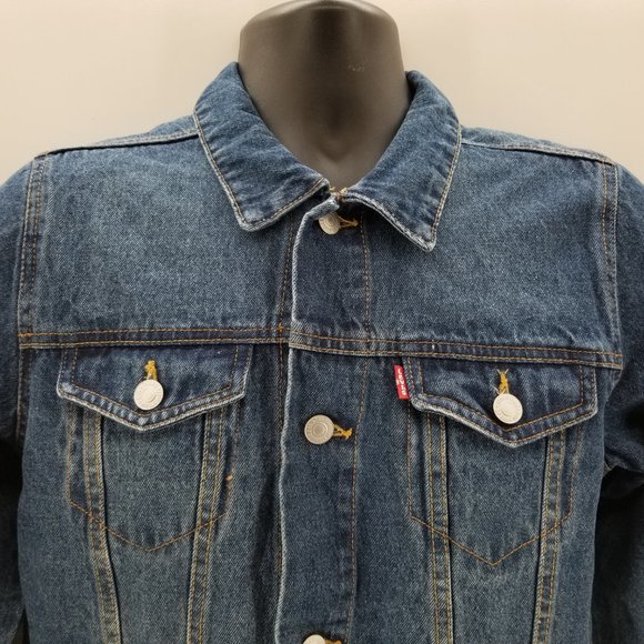 Levi’s Women's Jean Jacket Red Tab Trucker  912058-M8X  Size  WM -BL - Picture 3 of 8